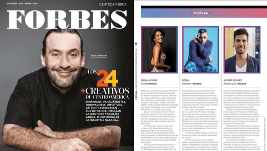 Forbes 24 Creativos de Centro America – Artista Visual Panamá