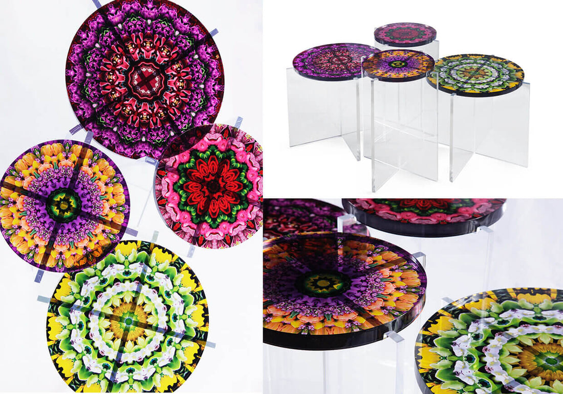 If it is Hip it is Here – JG Home Acrylic Mandala Tables