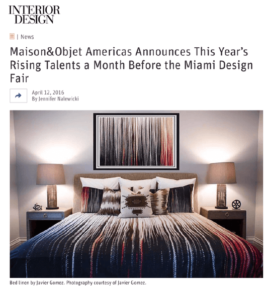 Maison & Objet Americas Announces Rising Talents
