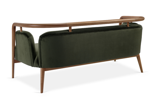 Essex Sofa- Green Leather