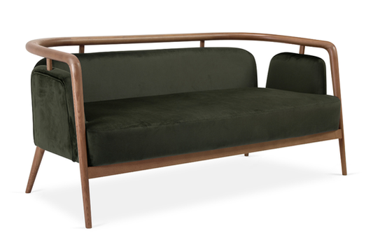 Essex Sofa- Green Leather