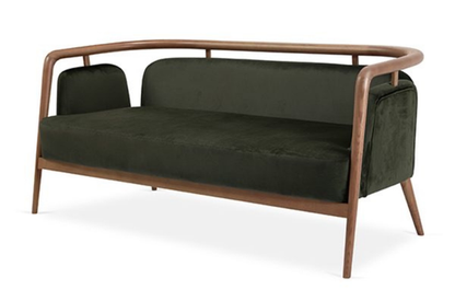 Essex Sofa- Green Leather